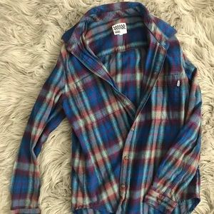blue flannel